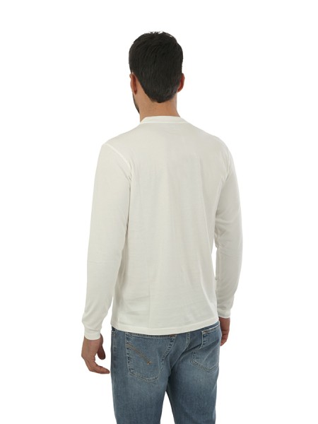 T-Shirt Autry Maniche Lunghe Bianco