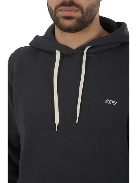 Felpa Autry con Cappuccio Blu