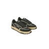 Sneakers Autry Wildpace Low in Mesh e Suede Nero/Bianco