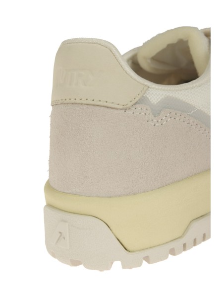 Sneakers Autry Wildpace low in Mesh e Suede Bianco/Marshmallow