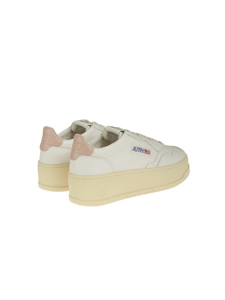 Sneakers Autry Medalist Platform Bianco/Rosa