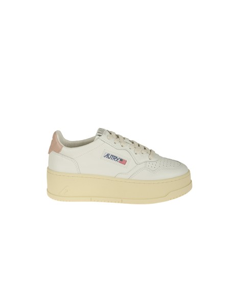 Sneakers Autry Medalist Platform Bianco/Rosa
