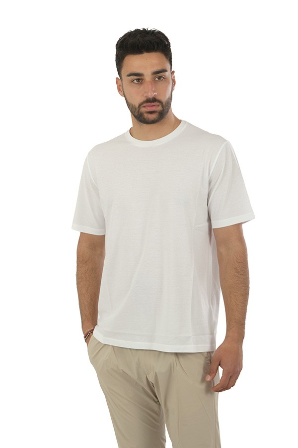 T-Shirt Herno in Jersey Bianco