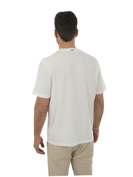 T-Shirt Herno in Jersey Bianco