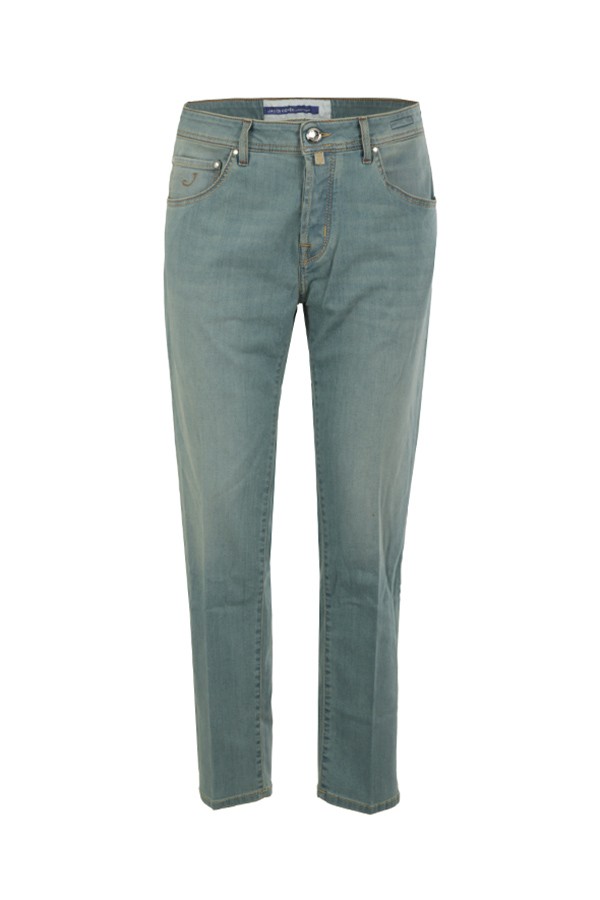 Jeans Jacob Cohen Scott Cropped Carrot Chiaro Sabbiato