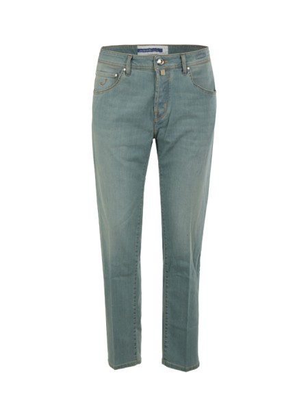 Jeans Jacob Cohen Scott Cropped Carrot Chiaro Sabbiato