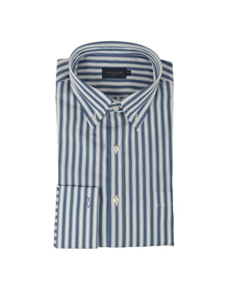 Camicia Paul & Shark Supima Blu Rigato