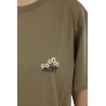 T-Shirt Autry Grafica Floreale Militare