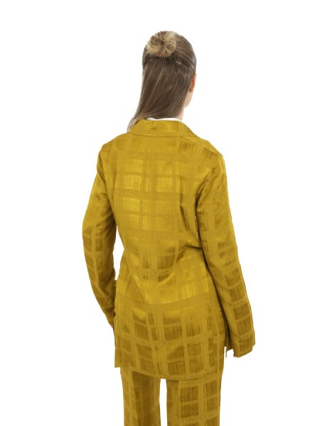 Giacca Momenì Nawi in Jacquard di Viscosa Olio