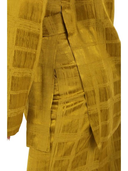 Giacca Momenì Nawi in Jacquard di Viscosa Olio