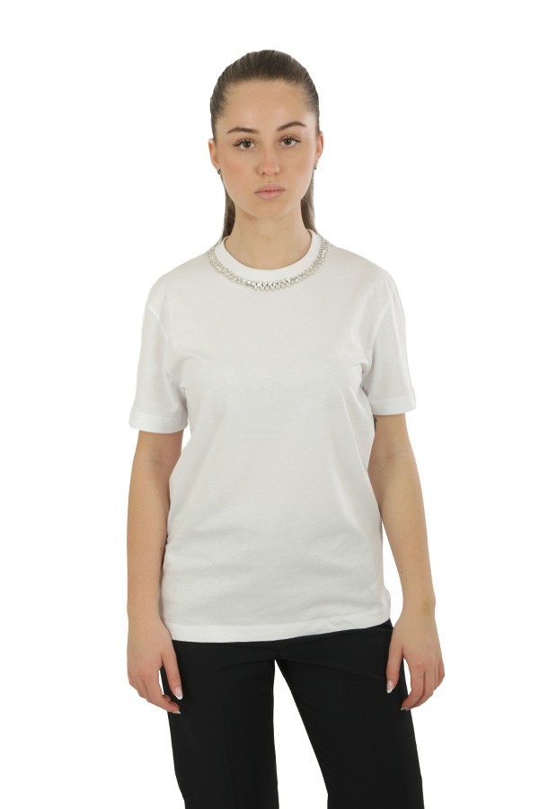 T-Shirt Semicouture Elodie Bianco