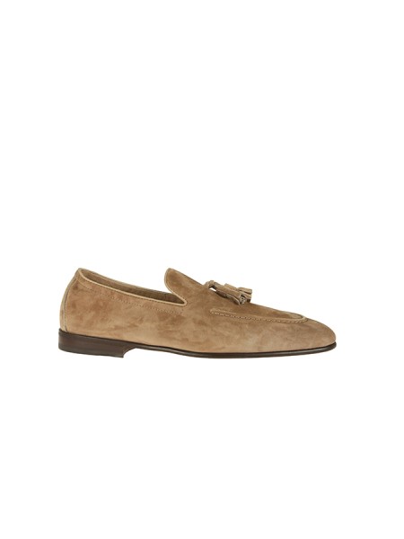 mocassino Brunello Cucinelli in suede con nappine