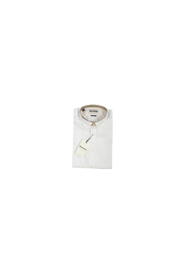 Camicia Barbour Crest Poplin Tailored White