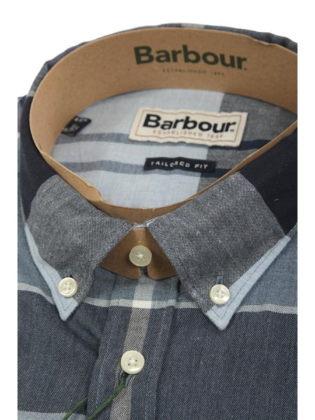 Camicia Barbour Doughill S/S Quadri Blu