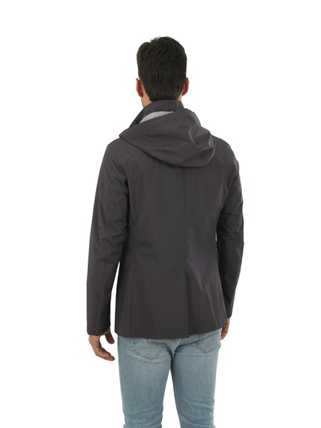 Impermeabile Montecore con Cappuccio Blu