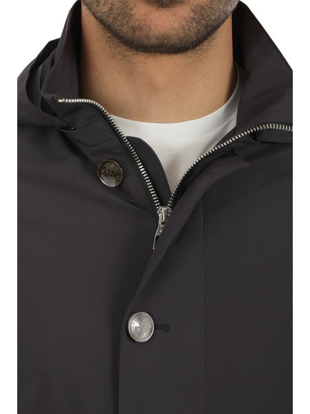 Impermeabile Montecore con Cappuccio Blu