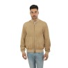 Giubbino Canali Nuvola in Suede Ultrasoft Sabbia