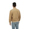 Giubbino Canali Nuvola in Suede Ultrasoft Sabbia