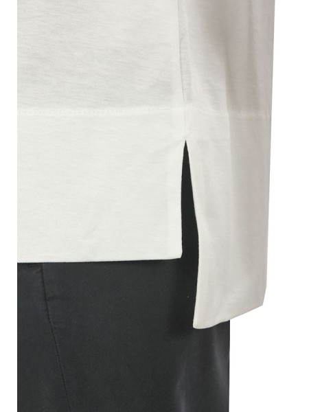 T-Shirt Circolo in Jersey Bianco Ottico