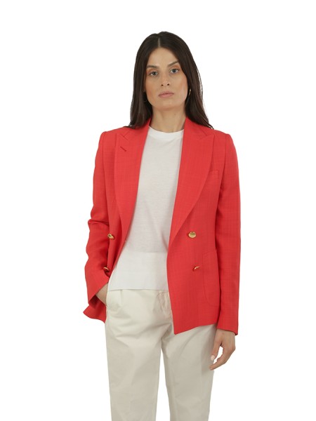 Giacca Tagliatore Doppiopetto Corallo