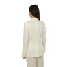 Tailleur Tagliatore Monopetto in Lino Bianco
