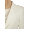 Tailleur Tagliatore Monopetto in Lino Bianco