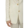 Tailleur Tagliatore Monopetto in Lino Bianco