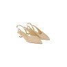Scarpa Isabelle Paris Slingback Nudo/Bianco