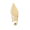 Scarpa Isabelle Paris Slingback Nudo/Bianco
