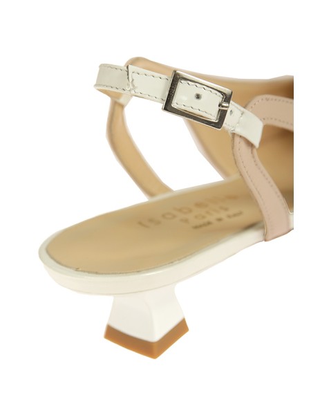 Scarpa Isabelle Paris Slingback Nudo/Bianco