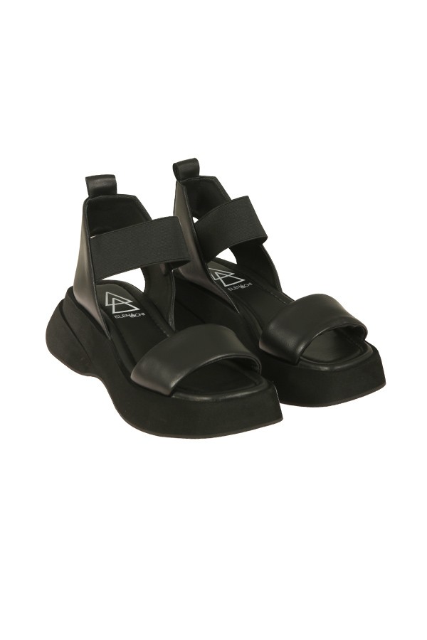 Scarpa Elena Iachi Sandalo Platform Nero