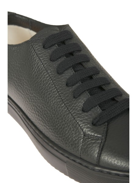 Sneaker Doucal's in Pelle Blu