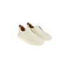 Sneaker Santoni Slip-On Bianco/Marrone