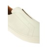 Sneaker Santoni Slip-On Bianco/Marrone