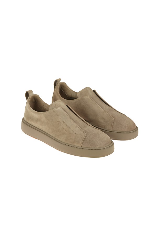 Sneaker Santoni Slip-On Tortora