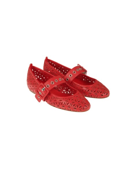 Scarpa Halmanera Ballerina Baron Rosso