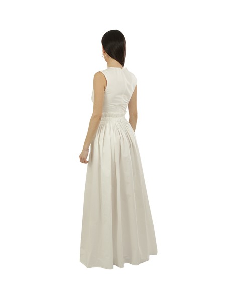 Vestito Co.G&ograve; Only Leaf Bianco