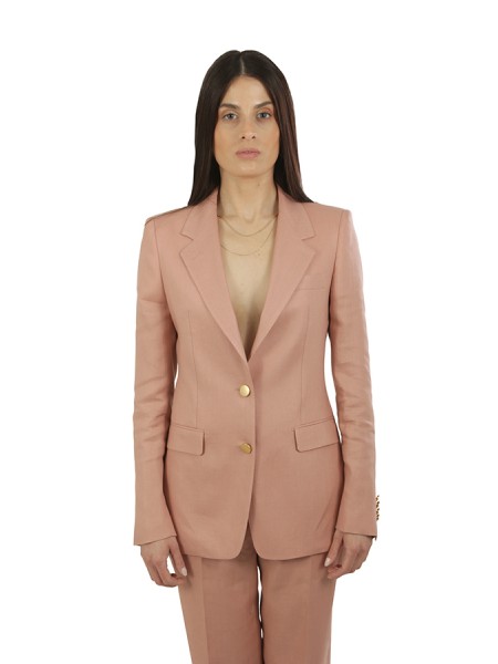 Tailleur Tagliatore in Lino Rosa