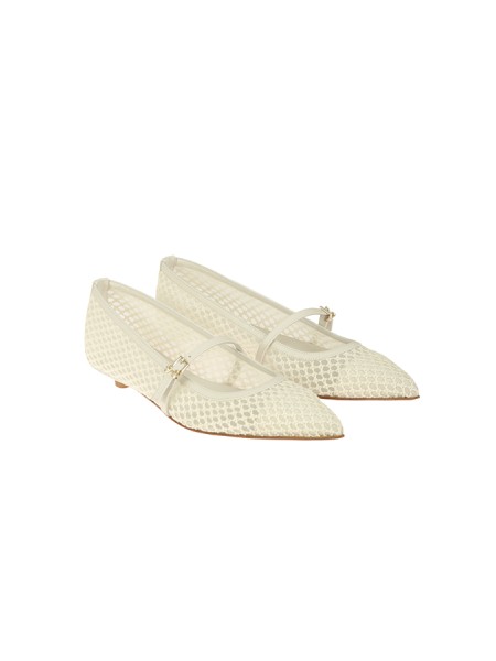 Scarpa Sergio Levantesi Ballerina Flora Bianco