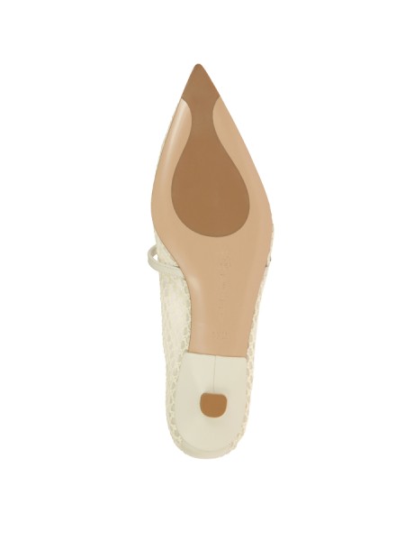 Scarpa Sergio Levantesi Ballerina Flora Bianco