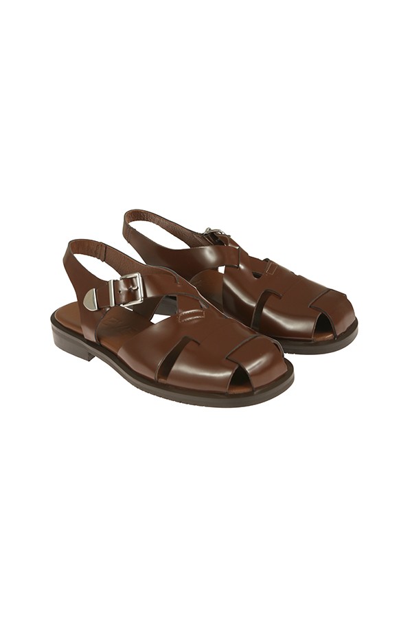 Scarpa Poeve Sandalo Cognac