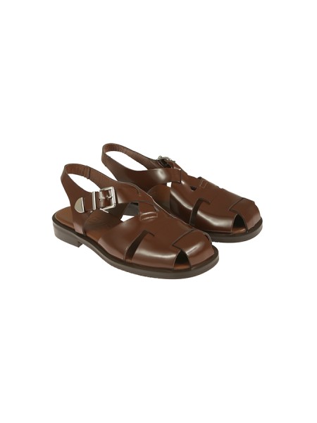 Scarpa Poeve Sandalo Cognac