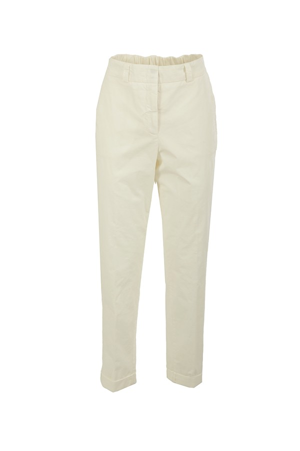 Pantalone Peserico Bianco Nuvola