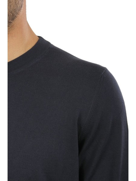 Maglia Brunello Cucinelli in Cotone Blu