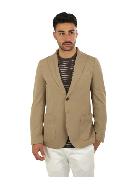 Giacca Circolo in Piquet Stone