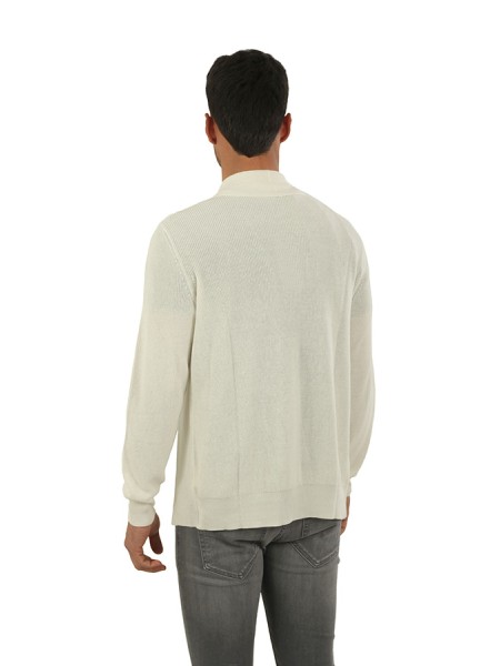 Maglia Roberto Collina Cardigan Ecru
