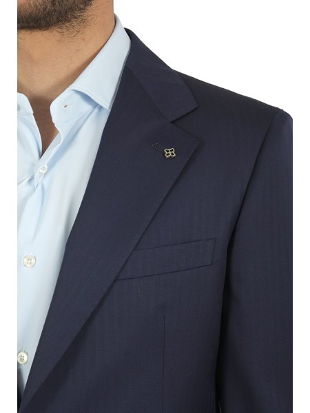 Abito Tagliatore Monopetto Blu