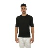 T-Shirt Tagliatore Roden in Seta Nero