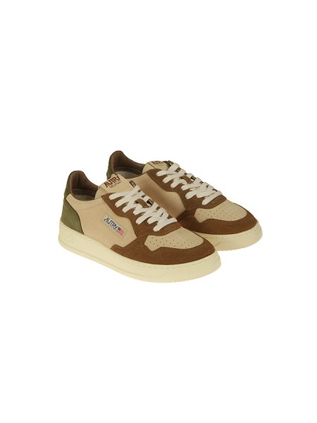 Sneakers Autry Medalist Beige/Marrone/Verde