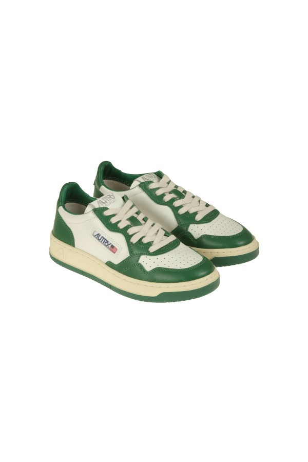Sneakers Autry Medalist Bicolor Bianco/Verde